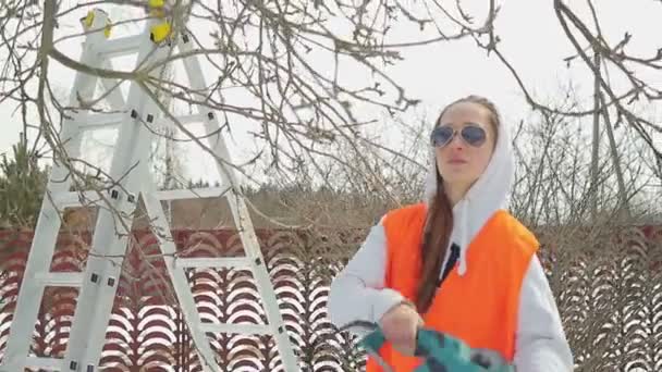 feminist works in the garden - Footage, Video