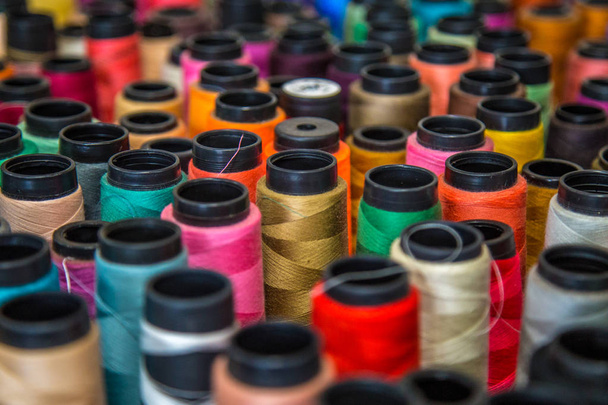 spool of thread colors - Photo, Image