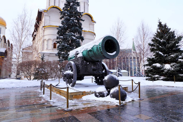 Zarenkanon, größter Kanon nach Kaliber, Moskau, Russland - Foto, Bild