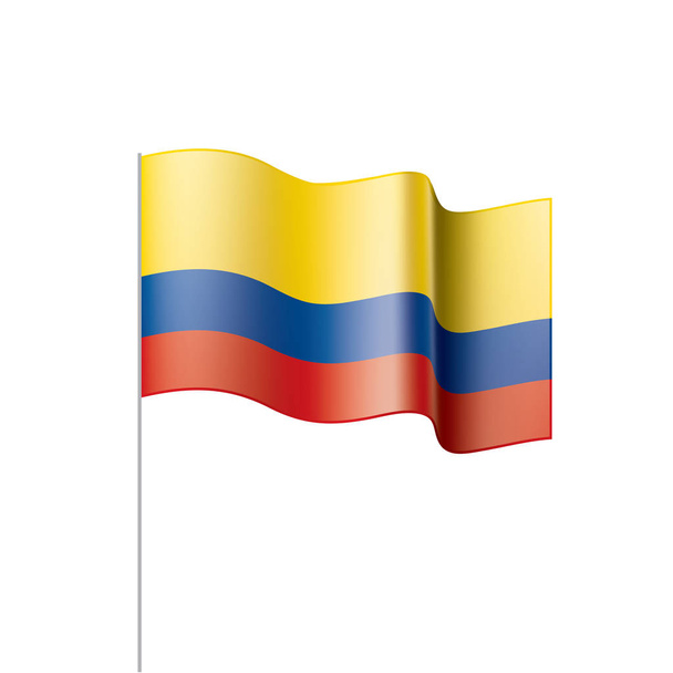 コロンビアの旗ベクトルイラスト - ベクター画像