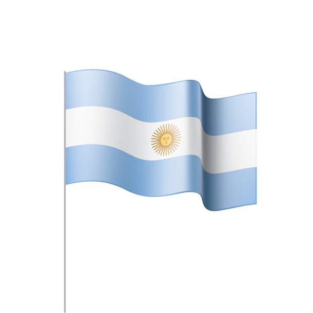 Argentina vlajka, vektorové ilustrace - Vektor, obrázek