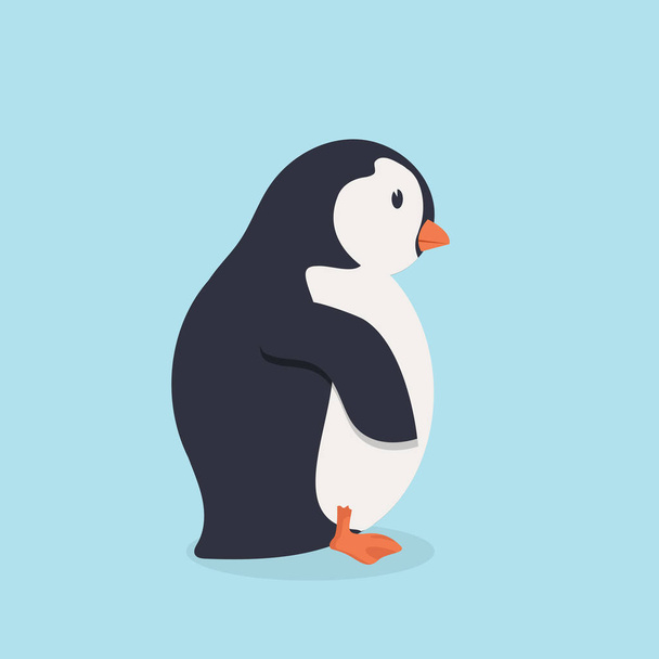 Penguin bird cartoon vector - Διάνυσμα, εικόνα