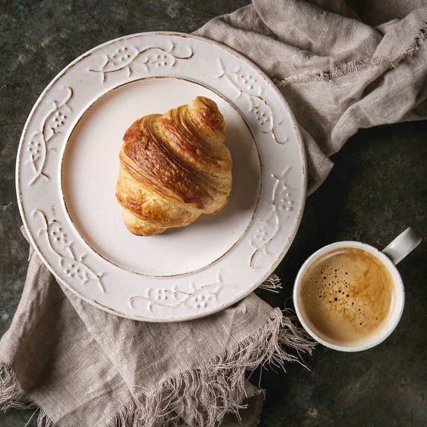 Fresh baked croissant - 写真・画像