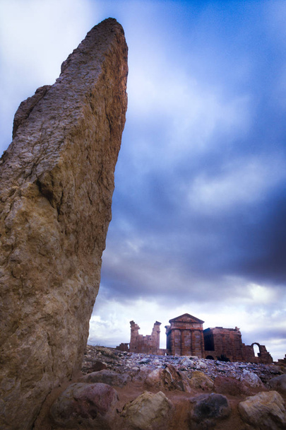 Sbeitla, Tunisia - Roman ruins in Sbeitla - Photo, image