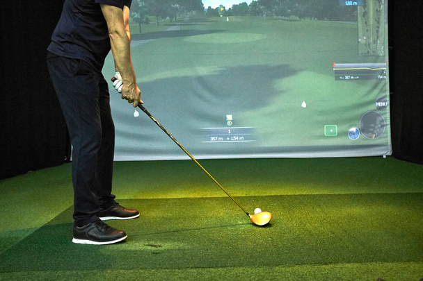 golf simulator - Photo, Image