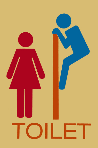 WC symbool - Foto, afbeelding