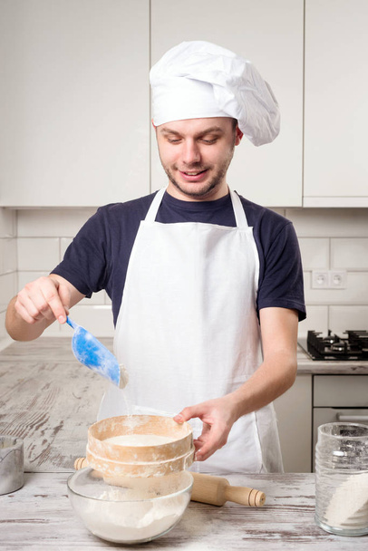 Portrait of a male chef - Фото, изображение