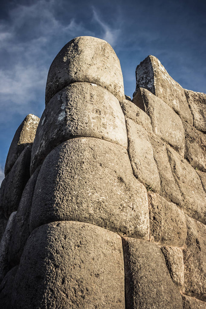 Mur de pierre au Sacsayhuaman, Cusco, Pérou
 - Photo, image