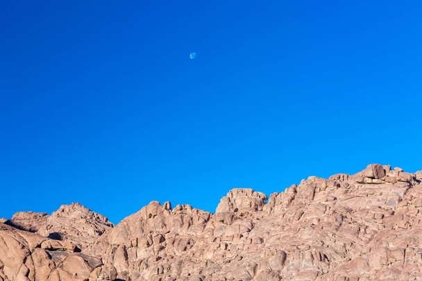 Siinain vuori, Mooseksen vuori Egyptissä. - Valokuva, kuva