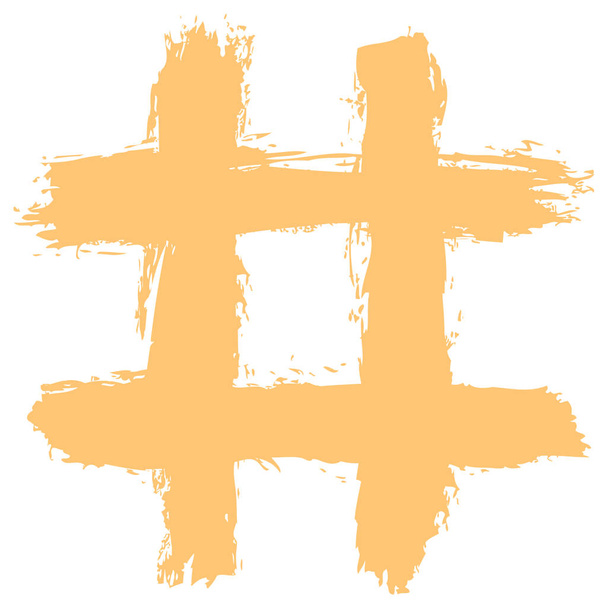 Hashtag ή αριθμού σημάδι ή tic-tac-toe πλέγματος - Διάνυσμα, εικόνα