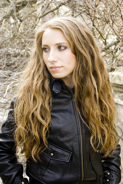 blonďatá model s dlouhými vlasy - Fotografie, Obrázek