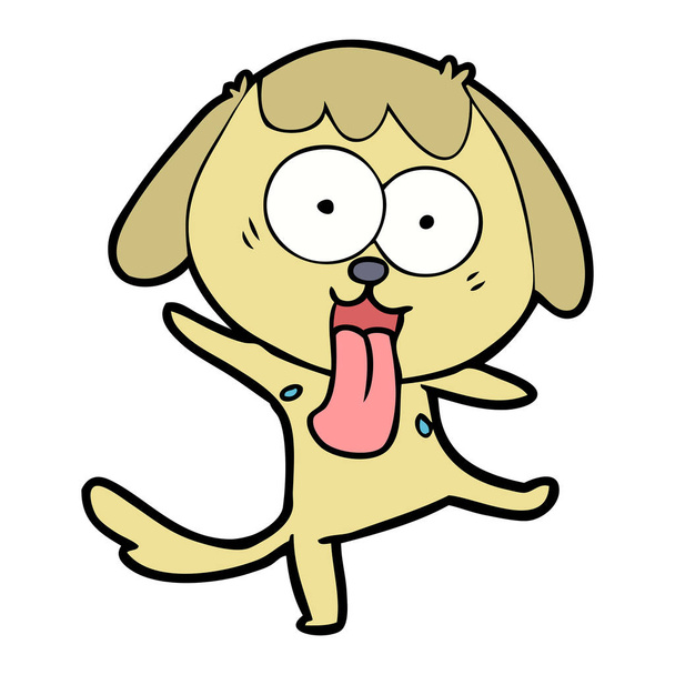 Vektor-Illustration von niedlichen Cartoon-Hund - Vektor, Bild