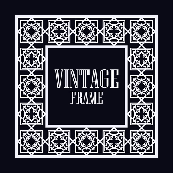 marco ornamental vintage
 - Vector, Imagen