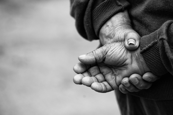 farmer's Hands of old man who had worket hardly in his life - Photo, Image