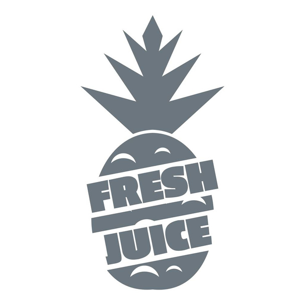 Fresh exotic juice logo, simple style - Vector, Image