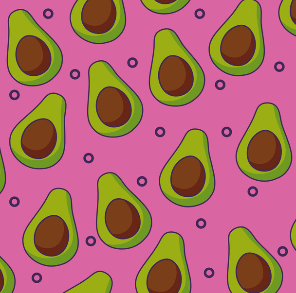 дизайн фона avocados
 - Вектор,изображение