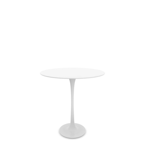 長い脚のテーブル。あなたの設計のための空き領域があります。白背景の分離 - 写真・画像