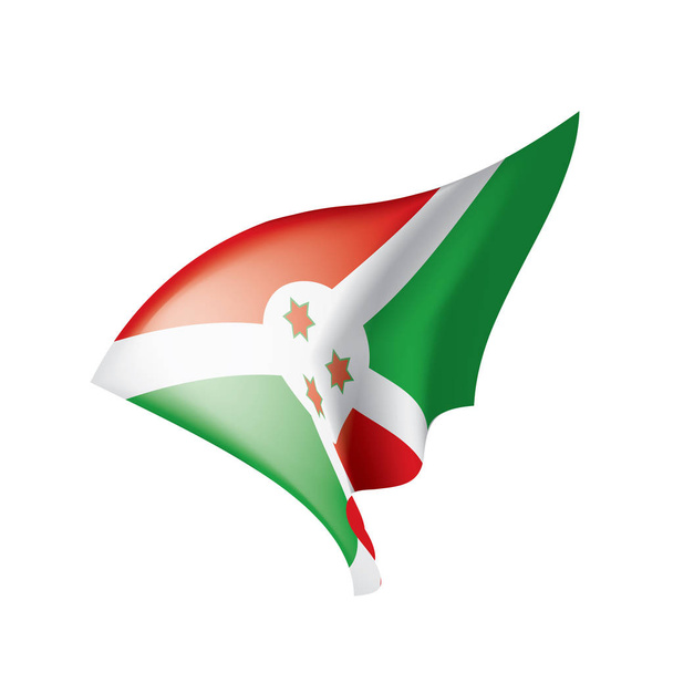 burundische Flagge, Vektorillustration - Vektor, Bild