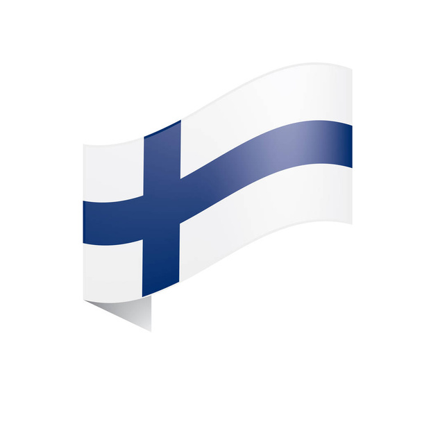 Σημαία Φινλανδίας, διανυσματική απεικόνιση - Διάνυσμα, εικόνα