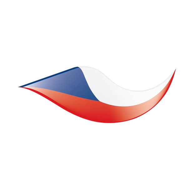Bandera de Chequia, ilustración vectorial
 - Vector, imagen