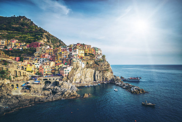 Манарола, Cinque Terre Coast of Italy
. - Фото, изображение