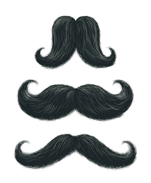 Conjunto de bigote cómico
 - Vector, imagen