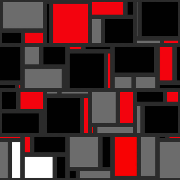 Mondrian Abstract Background Pattern - Photo, Image