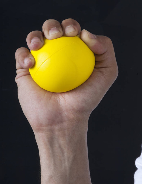 Hand Squeezing Stress Ball - Photo, Image