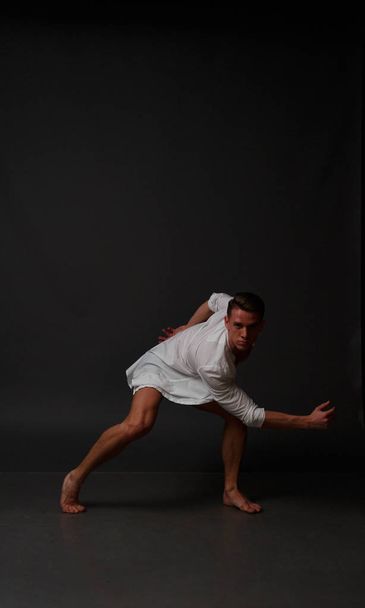 man dances, sport, concept, ballet - Photo, Image