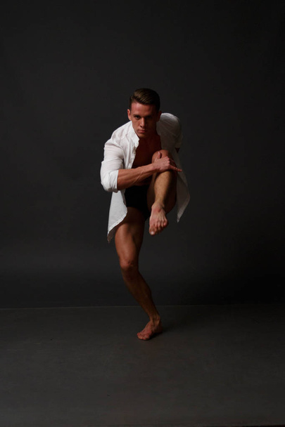 man dances, sport, concept, ballet - Foto, Imagem