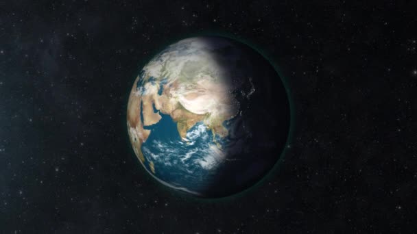 Zoomer sur la Terre dans l'espace
 - Séquence, vidéo