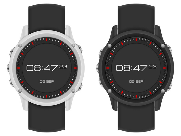 Watch on white - Vector, Image