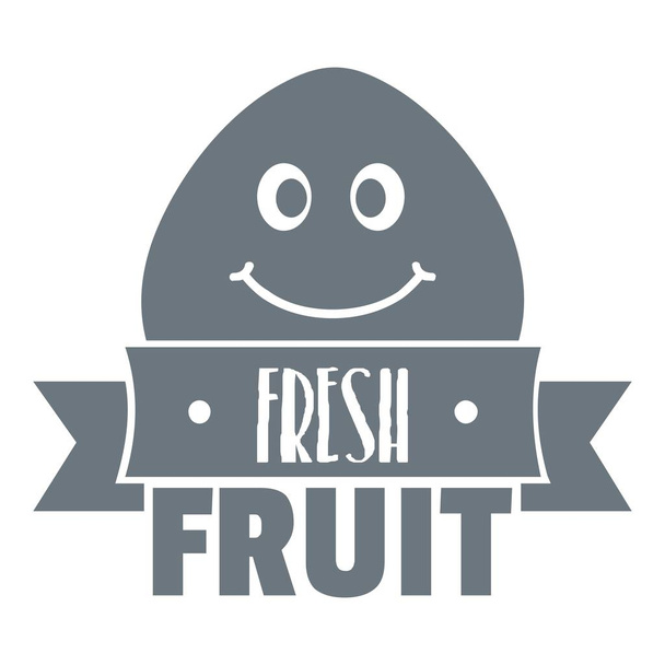 Fresh fruit logo, vintage style - Vector, Image