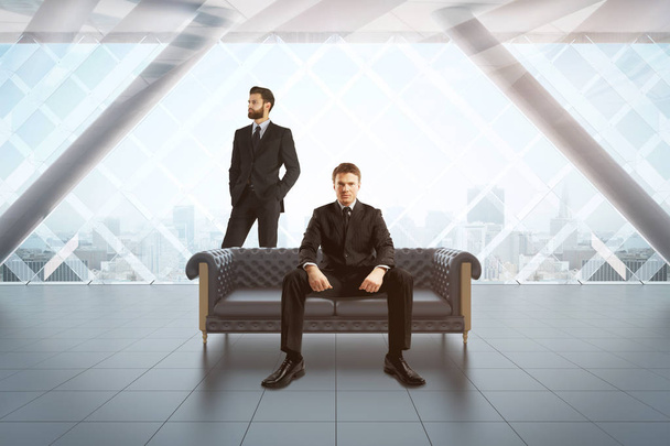 Businessmen in modern interior  - Photo, Image