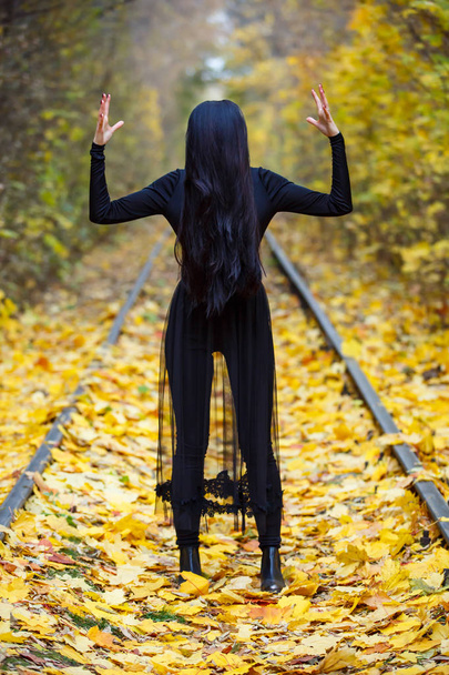woman monster. Creative dark makeup, conceptual idea for Halloween. - Fotografie, Obrázek