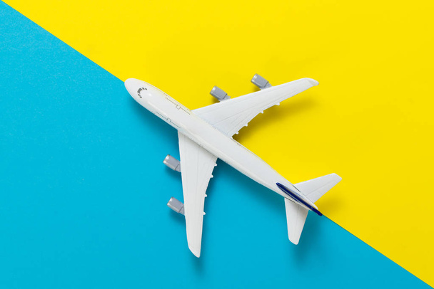 Miniature airplane travel theme - Photo, Image
