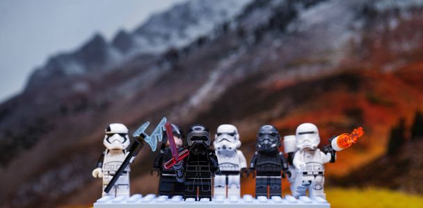 RUSSIAN, April 01, 2018. Lego star wars clone troopers army. Leg - Photo, Image