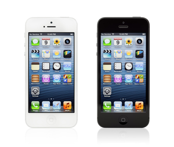 New Black and White Apple iPhone 5 - Valokuva, kuva