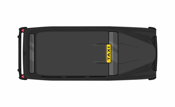 top view london taxis - Vector, Image