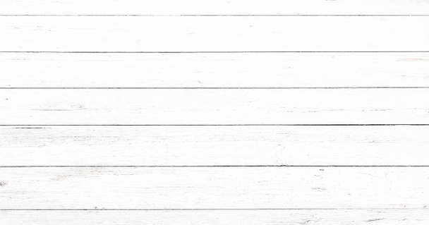 Light white wash soft wood texture surface as background. Grunge whitewashed wooden planks table pattern top view. - Photo, Image