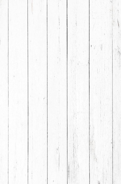 Lavaggio bianco chiaro superficie morbida texture in legno come sfondo. Grunge imbiancato tavole di legno tavolo modello vista dall'alto
. - Foto, immagini