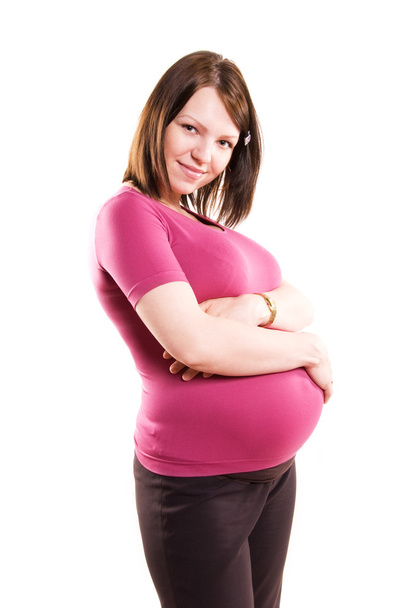 Happy pregnant woman - 写真・画像