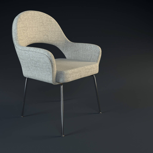 Саринен кресло 3D модель / хорошо для внутренней презентации
 - Фото, изображение