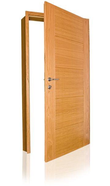 Wooden doors isolated - Photo, Image