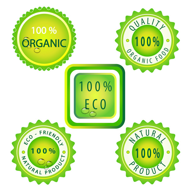 Eco icons - Vector, Image