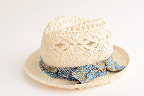 Fashionable hat isolated on white background - Photo, Image