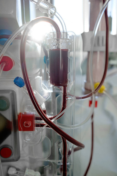 intensive care emergency room with hemodialysis machine (or hemo - Foto, immagini