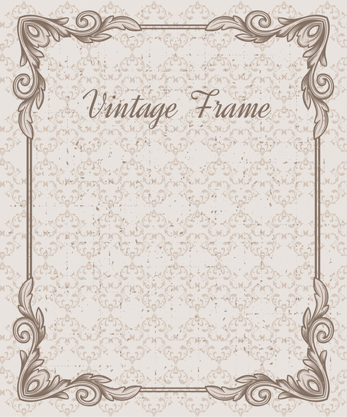 Vintage frame - Vetor, Imagem