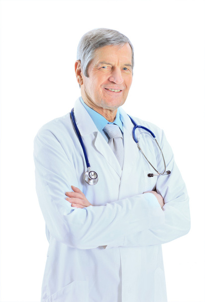 Adult by an experienced doctor. Isolated on a white background. - Foto, Imagen