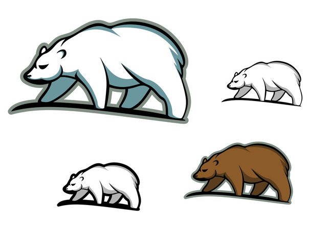 Arctic bears - Vector, Image